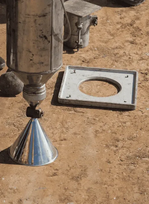 Control de Compactación con Cono de Arena en Obras de Copiapó